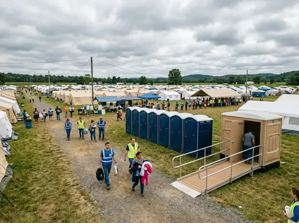 disaster-relief-camp-restrooms-010 — frequently asked questions, Dumpster & Portable Bathrooms Rental in Sheridan, AR